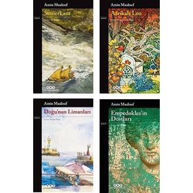 Amin Maalouf 4 Kitap Set Semerkant- Afrikalı Leo - Doğunun Limanları - Empedoklesin Dostları