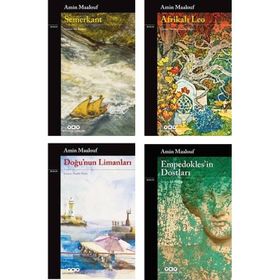 Amin Maalouf 4 Kitap Set Semerkant- Afrikalı Leo - Doğunun Limanları - Empedoklesin Dostları