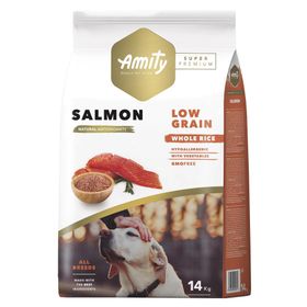 Amity Super Premium Az Tahıllı Somonlu Yetişkin 14 kg Köpek Maması