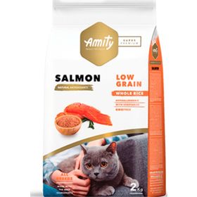 Amity Süper Premium Düşük Tahıllı Somonlu Yetişkin 7 kg Kedi Mama