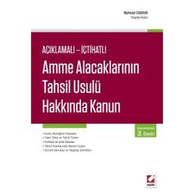 Amme Alacaklarının Tahsil Usulü Hakkında Kanun - Mahmut Coşkun