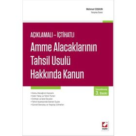 Amme Alacaklarının Tahsil Usulü Hakkında Kanun - Mahmut Coşkun