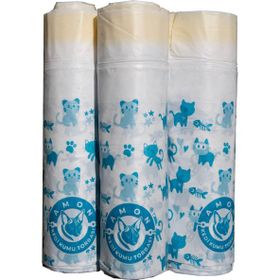 Amon Ultra Güçlü 85x50 CM 3'lü Kedi Kumu Torbası