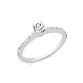 Amor TRYZ28003F028 0.28 Karat Tektaş Pırlanta Yüzük