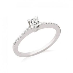 Amor TRYZ28003F028 0.28 Karat Tektaş Pırlanta Yüzük