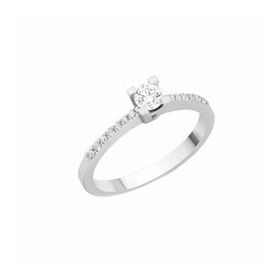 Amor TRYZ28003F028 0.28 Karat Tektaş Pırlanta Yüzük
