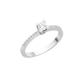 Amor TRYZ28003F028 0.28 Karat Tektaş Pırlanta Yüzük