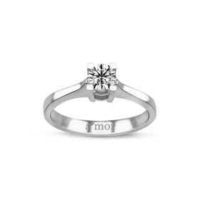 Amor TRYZ28009F028 0.28 Karat Tektaş Pırlanta Yüzük