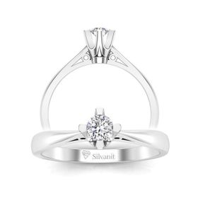 Amor TRYZ28009F028 0.28 Karat Tektaş Pırlanta Yüzük