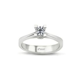 Amor TRYZ33001F033 0.33 Karat Tektaş Pırlanta Yüzük