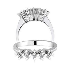 Amor TRYZ5009SF035 0.35 Karat Beştaş Pırlanta Yüzük