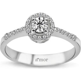 Amor TRYZ5417F043 0.43 Karat Baget Pırlanta Yüzük