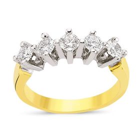 Amor TRYZ5493F090 0.90 Karat Beştaş Pırlanta Yüzük
