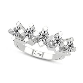 Amor TRYZ5493F090 0.90 Karat Beştaş Pırlanta Yüzük