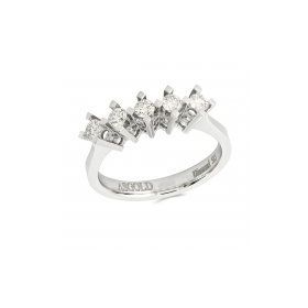 Amor TRYZ5657F045 0.45 Karat Beştaş Pırlanta Yüzük