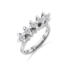 Amor TRYZ5657F045 0.45 Karat Beştaş Pırlanta Yüzük