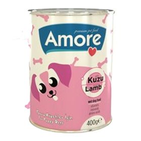 Amore Puppy Lamb Chunks Kuzu Parça Etli 12x400 gr Yavru Köpek Konserve Maması
