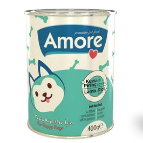 Amore Puppy Pate Kuzu Etli Pirinçli 400 gr Ezme Yavru Köpek Konserve Maması