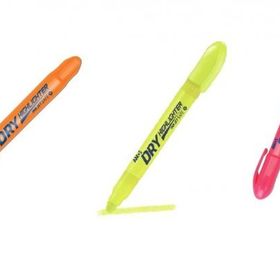 Amos 3 Renk Dry Highlighter Fosforlu Kalem