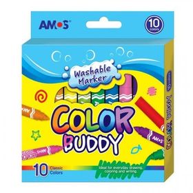 Amos CM10P-M 10'lu Keçeli Boya Kalemi