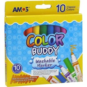 Amos CM10P-M 10'lu Keçeli Boya Kalemi