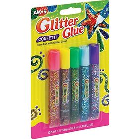 Amos GCF10B5 5 Renk Simli Confetti Yapıştırıcı