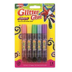 Amos GCF10B5 5 Renk Simli Confetti Yapıştırıcı