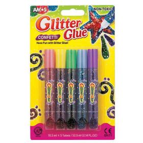 Amos GCF10B5 5 Renk Simli Confetti Yapıştırıcı