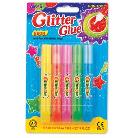 Amos GNE10B5 10,5 ML 5 Tüp Neon Simli Yapıştırıcı