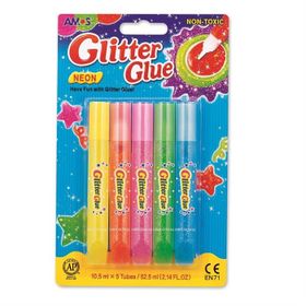 Amos GNE10B5 10,5 ML 5 Tüp Neon Simli Yapıştırıcı