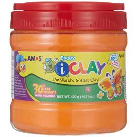 Amos İ-Clay Turuncu 400 gr Zıplayan Oyun Hamuru