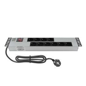 AMP Connect 19" 2U 10'lu Schuko Anahtarlı Kabinet Grup Prizi