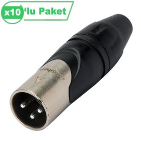Amphenol AX3M 3 Pin XLR Erkek Konnektör