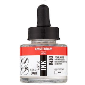 Amsterdam 30 ml Pearl White Akrilik Mürekkebi