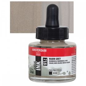 Amsterdam 30 ml Warm Grey Akrilik Mürekkebi