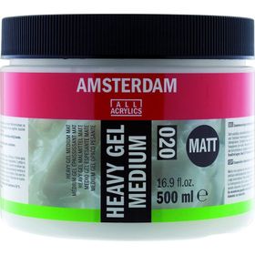 Amsterdam 5681161 Matt Heavy Gel Medium 500 ml Boya