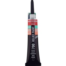 Amsterdam 700 Black 20 ml Tüp Akrilik Rölyef Boyası