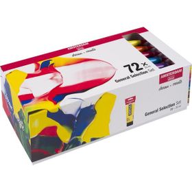Amsterdam 72x20 ml Ana Renkler Akrilik Boya Seti