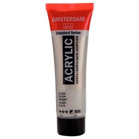 Amsterdam 800 Gümüş 120 ml Akrilik Boya