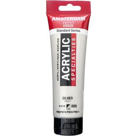Amsterdam 800 Gümüş 120 ml Akrilik Boya