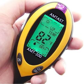 Amtast 4 Parametre Toprak PH Nem Isı Işık Ölçer