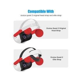 Amvr Kırmızı Oculus Quest 2 İle Uyumlu Gelişmiş Silikon Kulaklık