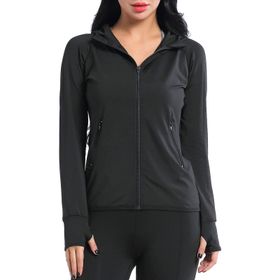 AMZSPORT 8003 Siyah Spor Kadın Ceket