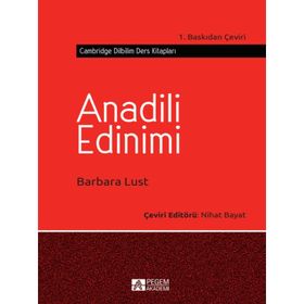 Anadili Edinimi - Pegem Akademi Yayıncılık