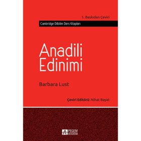 Anadili Edinimi - Pegem Akademi Yayıncılık