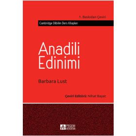 Anadili Edinimi - Pegem Akademi Yayıncılık