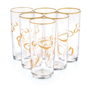 Anadolia 6 lı Set Balık Motifli Cam Rakı Bardağı
