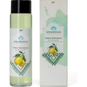 Anadolia Limon Kokulu 80° 180 ml Cam Şişe Kolonya