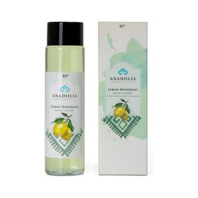 Anadolia Limon Kokulu 80° 180 ml Cam Şişe Kolonya