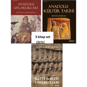 Anadolu Kültür Tarihi - Anadolu Uygarlıkları - Hatti ve Hitit Uygarlıkları - 3 Kitap - Ekrem Akurgal